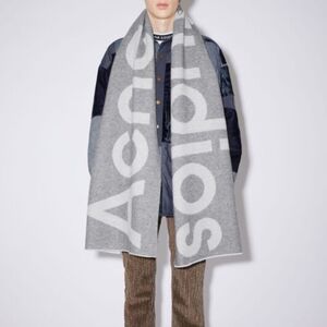 Acne Logo Jacquard Scarf